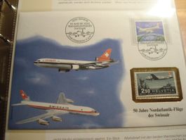 Sonderbrief 50 Jahre Nordatlantikflug 1997, mit Marke 1947**