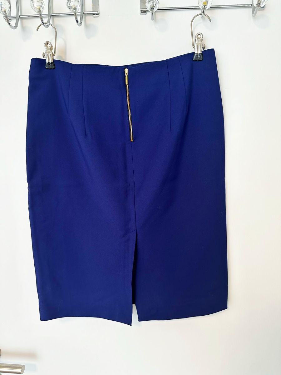 Zara Gonne: Zara Basic Bleistiftrock blau Grösse M 38 – Nuovo (secondo la descrizione) da Eglisau venduto da Brewster1 1