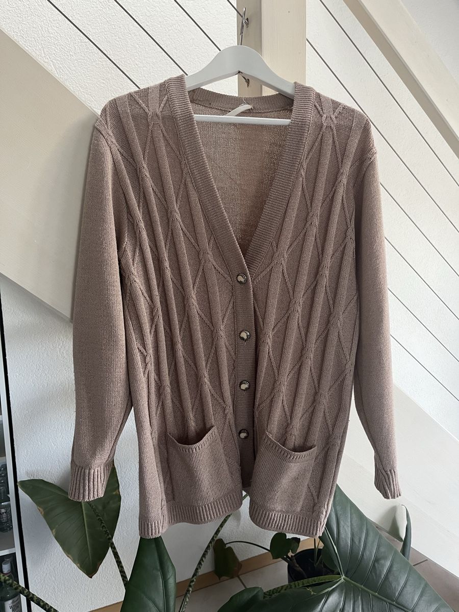 Giacche: Vintage Strickjacke beige – Usato da Madiswil venduto da bjs_90