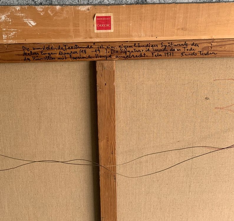 Eugen Adolf Maurer (18851961) grosses Gemälde Kaufen auf Ricardo