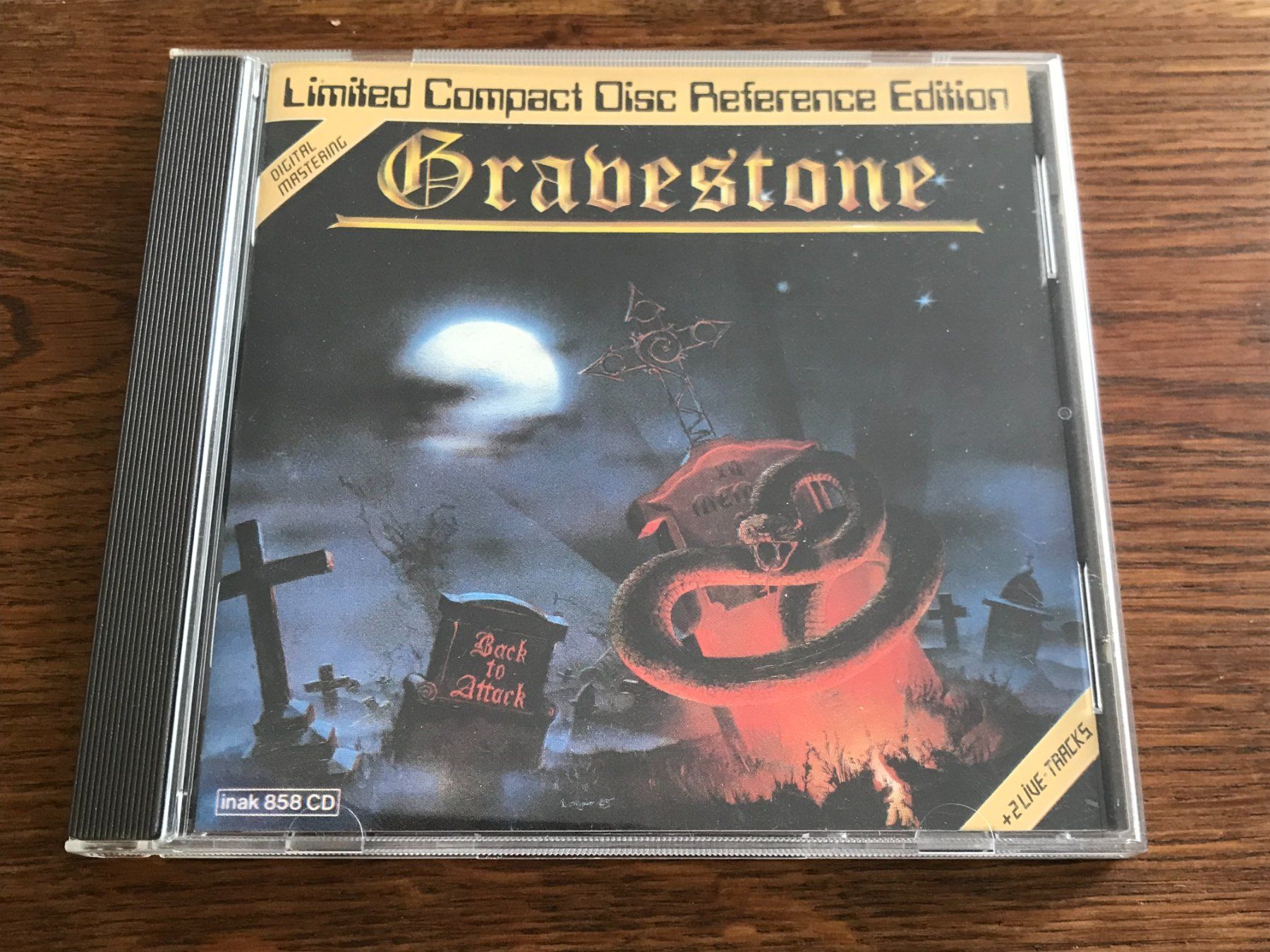 CD: GRAVESTONE - Back to Attack - Limited Reference Edition – Usato da Buchs AG venduto da Archie