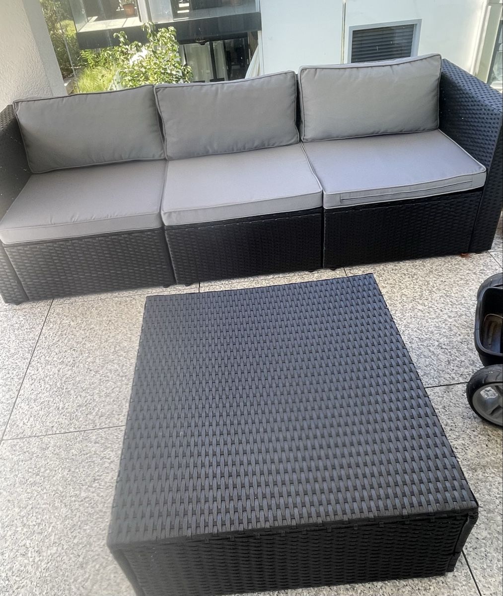 Gonser Chaises longues: Gartenlounge set schwarz/anthrazit – D'occasion à Siebnen par refrontolo 1