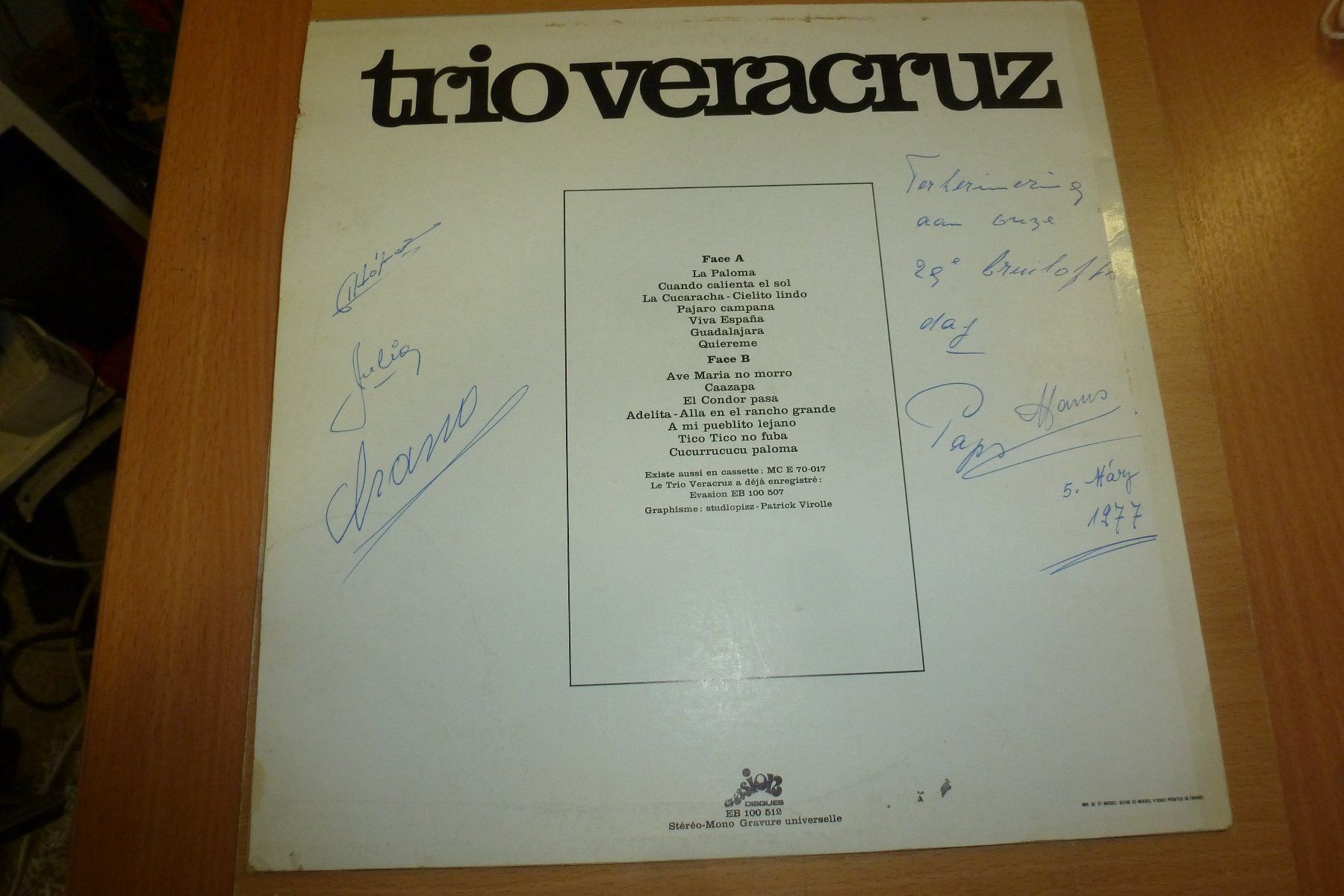 Dischi in vinile: Trio Veracruz Vintage Schallplatten – Usato da Emmen venduto da newdeal1970 3