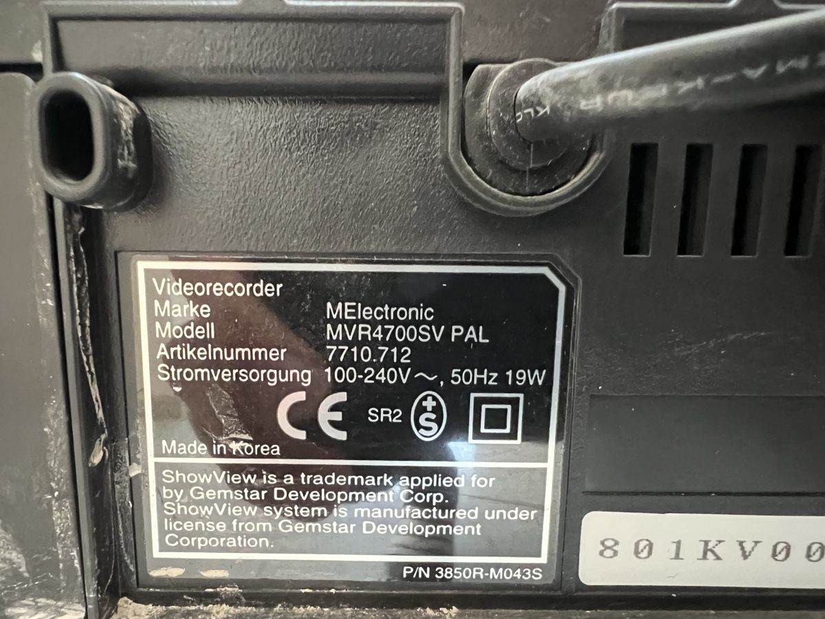 Enregistreurs: VHS-Videorecorder MVR4700SV PAL – D'occasion à Schongau par Retro_Shop 4