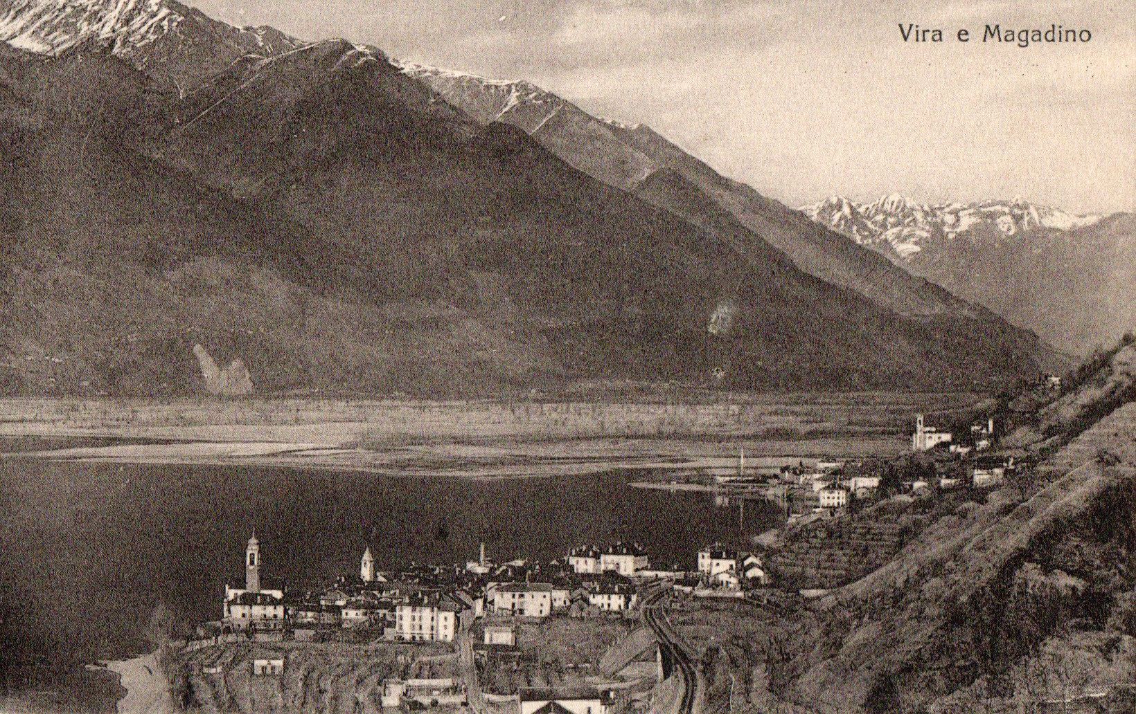 Cartoline postali: Vira e Magadino – Usato da Melano venduto da pisonsdro
