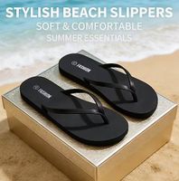 Flip-Flops, schwarz, Grösse: 38/39 (Neuware)