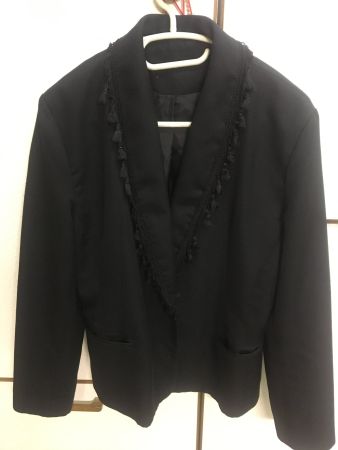 *festlicher Blazer* mit Zotteln *S*