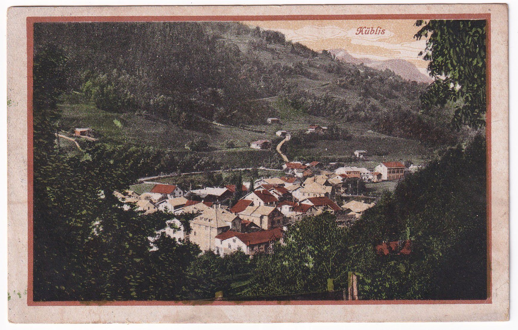 Cartes postales: Küblis  1923 – D'occasion à Cormoret par Pascalll2001
