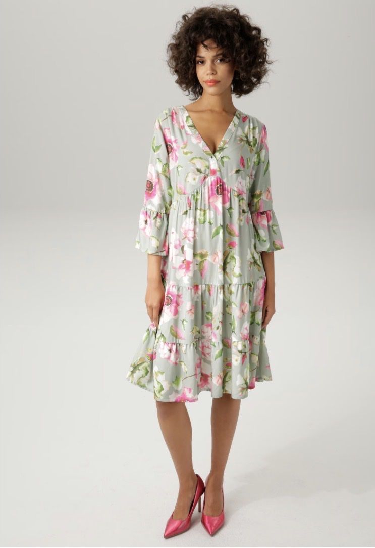 Vestiti: Aniston Casual Sommerkleid Gr. 46 – Nuovo (secondo la descrizione) da Dübendorf venduto da lus_9275 1