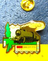 BAHN SCHWEIZ PIN SBB DAMPFLOK C 5/6 GLASIERT