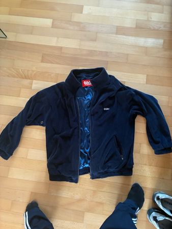 032c Velour Bomber Jacke – Navy, Größe M