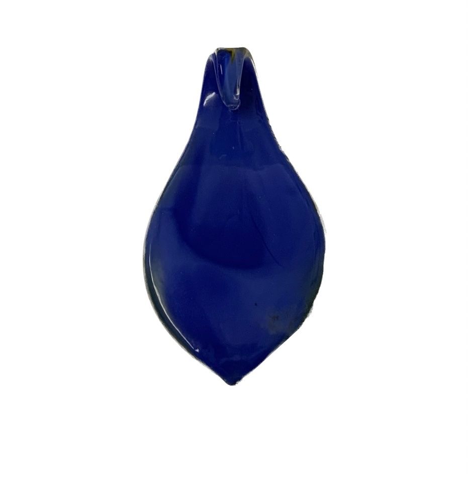Murano Ciondoli: Anhänger Murano Glas Blatt – Usato da Basel venduto da Budas 1