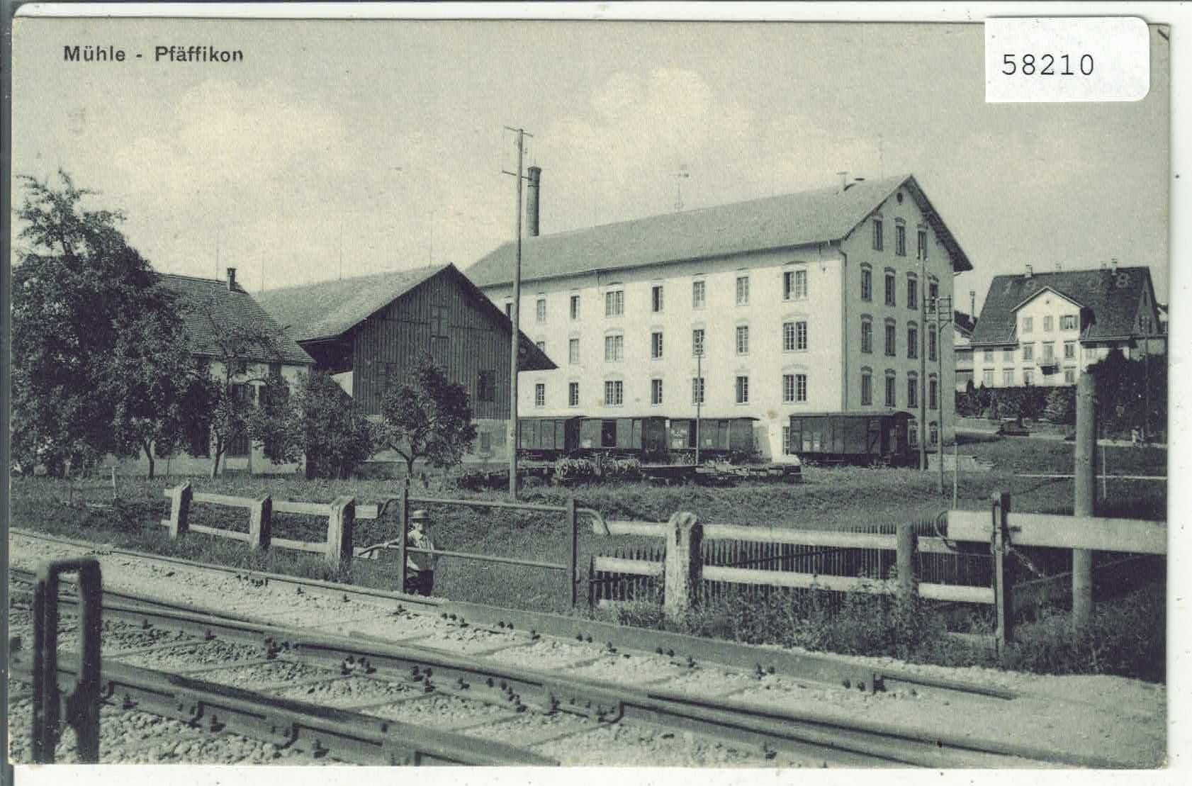 Cartoline postali: Pfäffikon ZH - Mühle – Usato da Ettingen venduto da Kartenplanet