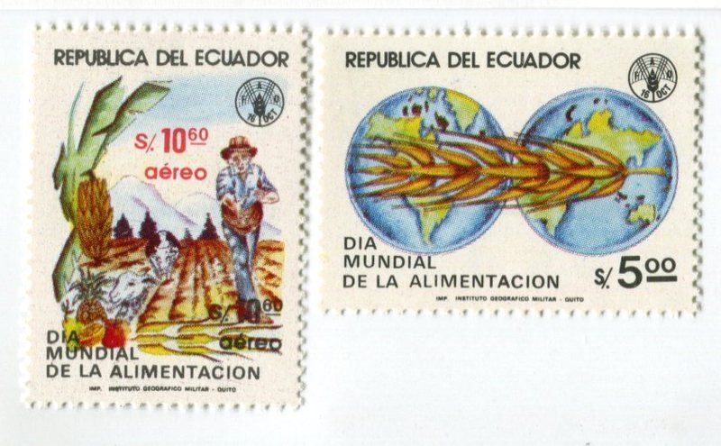 Alle Briefmarken: Briefmarken "Welternährungstag". Ecuador – Neu und originalverpackt aus Basel von Butsch5