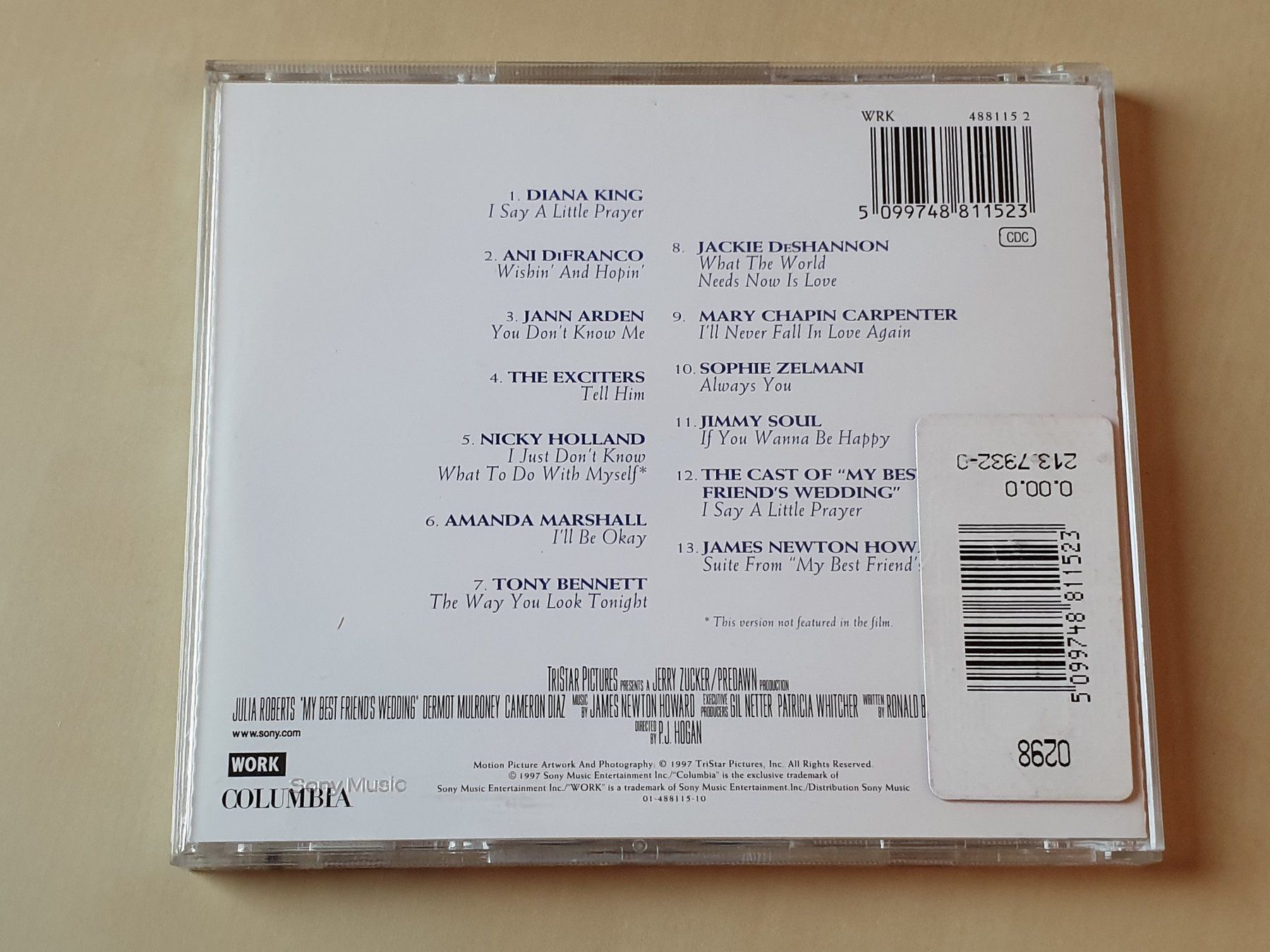 CD: My Best Friends Wedding – Usato da Stansstad venduto da collectorsshop 1