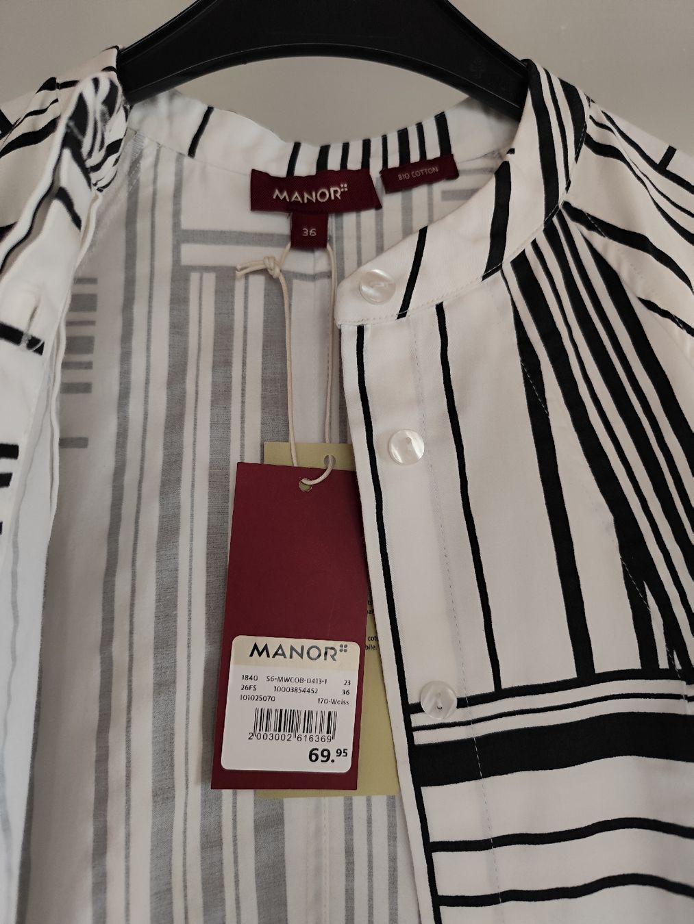 Manor Blusen: Bluse Manor 36 Bio Cotton neu – Neu und originalverpackt aus Zürich von Claudia_Zueri 2