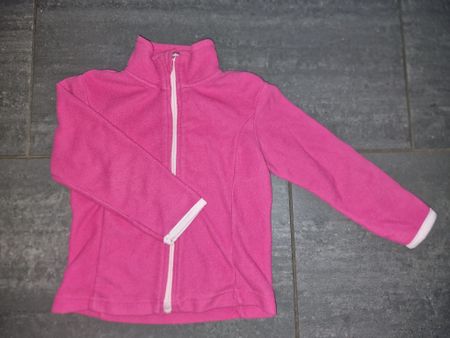 Pinkes Fleece-Jackli, Gr. 92, leichtes Pilling