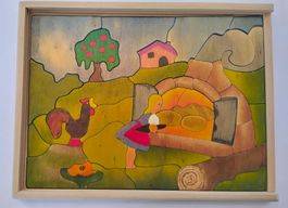 Decor Holzpuzzle "Frau Holle" / 42 Teile komplett