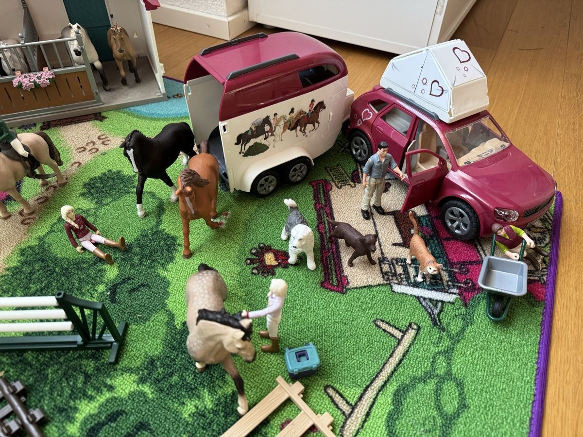 Spielzeuge: Riesen Schleich Set mit Teppich – Neu (gemäss Beschreibung) aus Domat/Ems von ali_8zpw 2