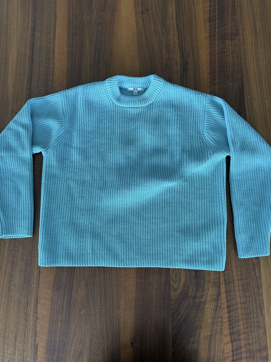Maglioni & Felpe: Uniqlo Strickpullover, Gr S, petrol/türkis- NEU – Nuovo (secondo la descrizione) da Brüttisellen venduto da Molemo