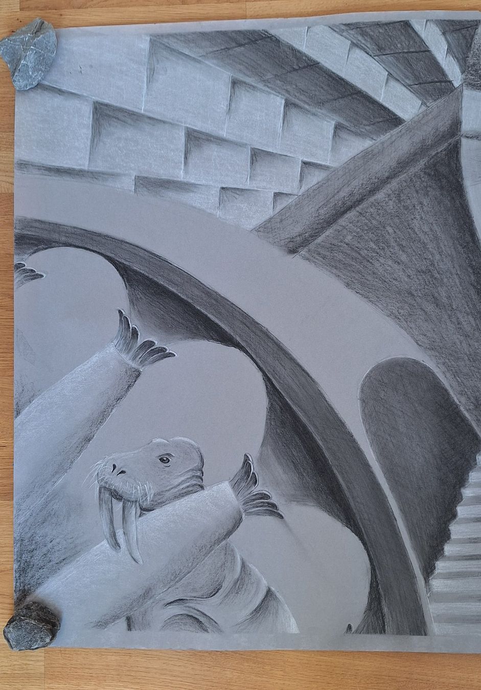 Foto & Immagini: Bleistiftzeichnung Surreal Art, Original, einmalig! – Usato da Zürich venduto da knallblau 2