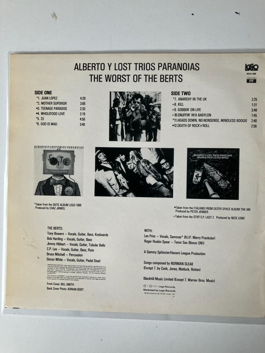 Dischi in vinile: Alberto Y Lost Trios Paranoias – Usato da Aarwangen venduto da Jukebox3 2