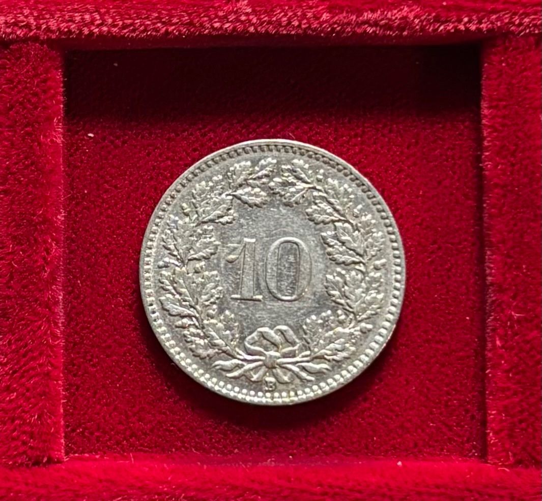 Tutti le monete: Schweiz 10 Rappen 1932 B ss - vzgl Libertaskopf – Usato da Speicher venduto da CH-Schatzkammer 1