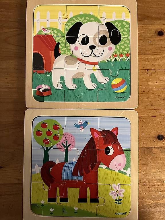Puzzle: Puzzle en bois pour les tout petits  – Usato da Morges venduto da wuzie