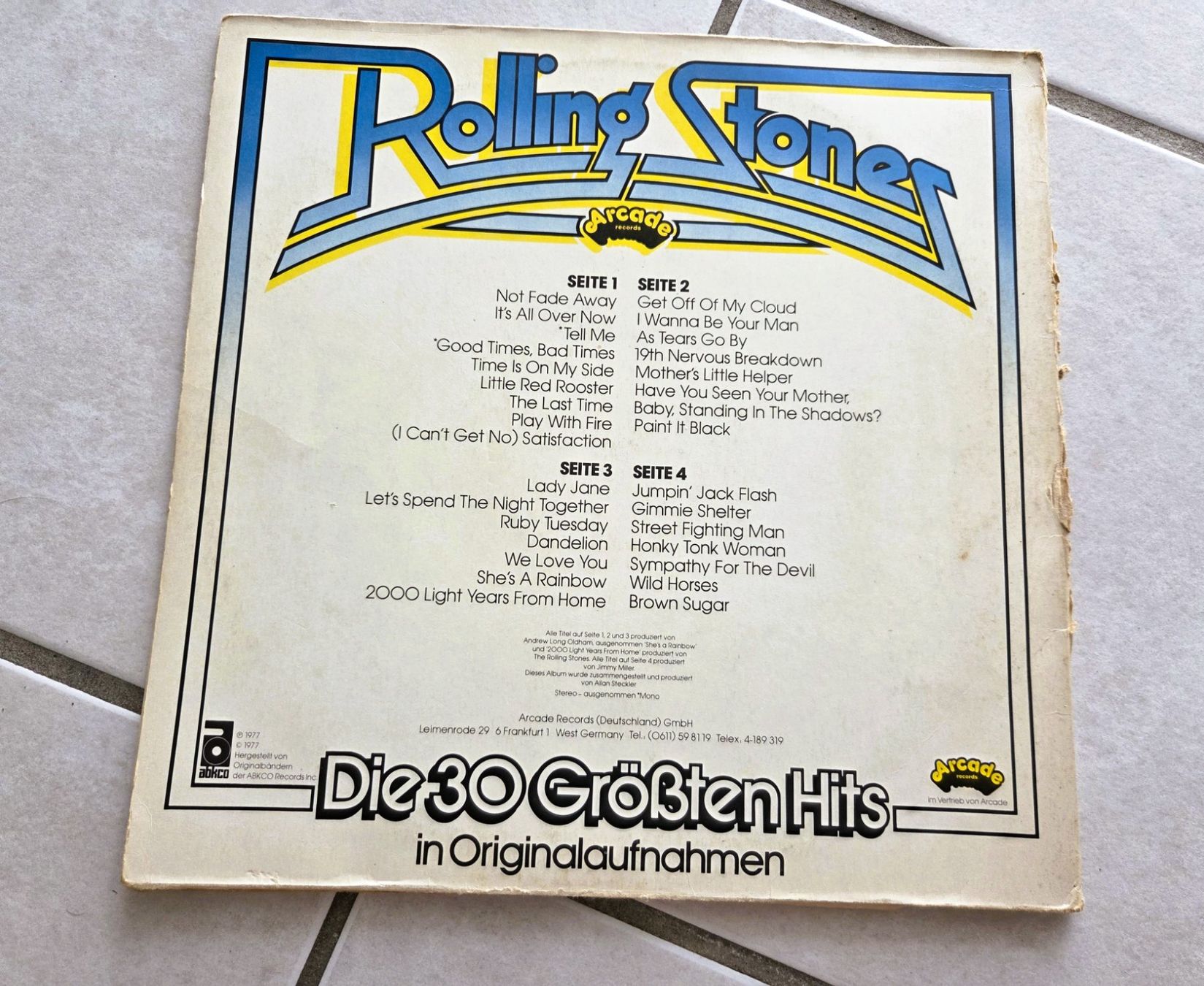 Schallplatten: LP / SCHALLPLATTEN VENYL - 2x ROLLING STONES – Gebraucht aus Brüttisellen von Nighttrain 2