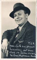 Ernst Hoffmann-Sandau Autogramm signiert Vintage Foto 9x14cm