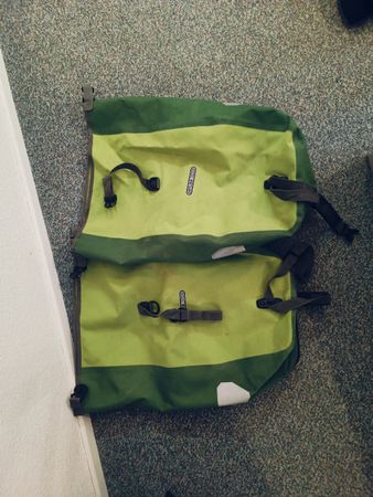 Ortlieb Gepäckträgertaschen grün