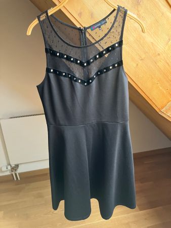 schwarzes Cocktailkleid M