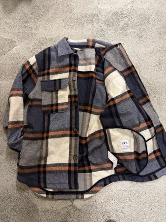 Karo Hemd Jacke Grösse M, ideal für Herbst/Winter, Top Zusta
