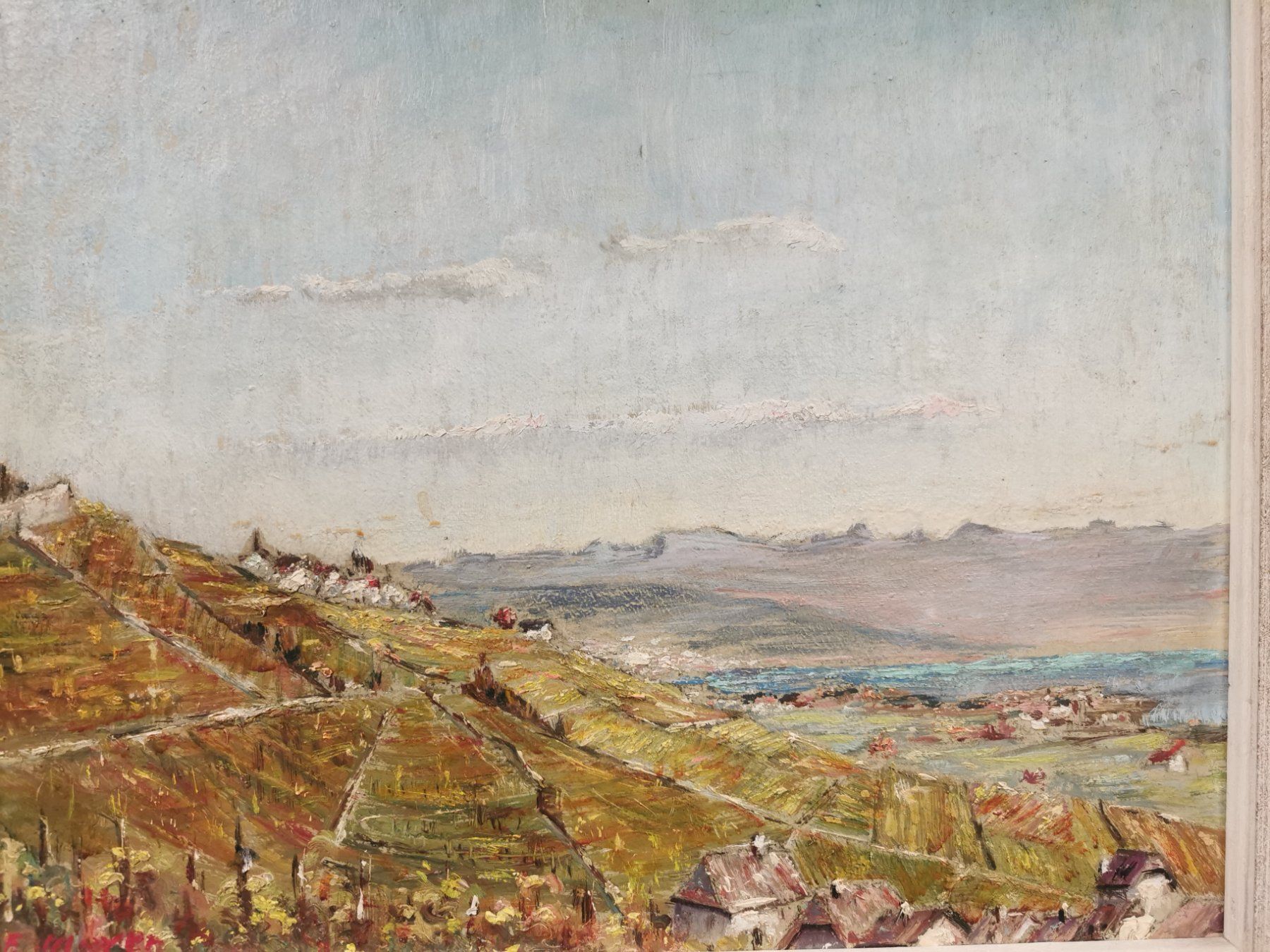 Gemälde: HUILE SUR PANNEAU SIGNÉE ET. MEYER – Gebraucht aus Genève von Qanil77 1
