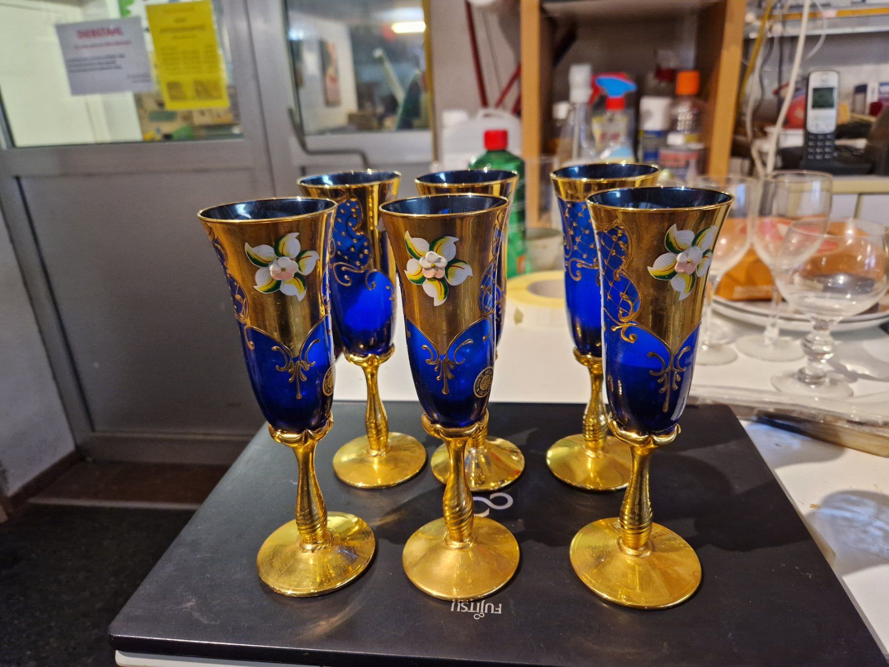 Sekttulpen Murano Glas 