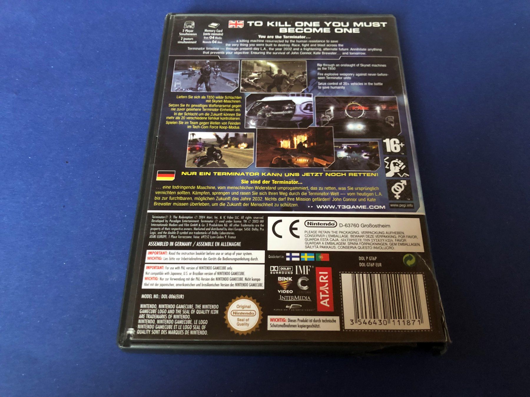 Nintendo Spiele: TERMINATOR 3 REDEMPTION SPIEL FÜR GAMECUBE – Gebraucht aus Hägendorf von Briansgameshop 2