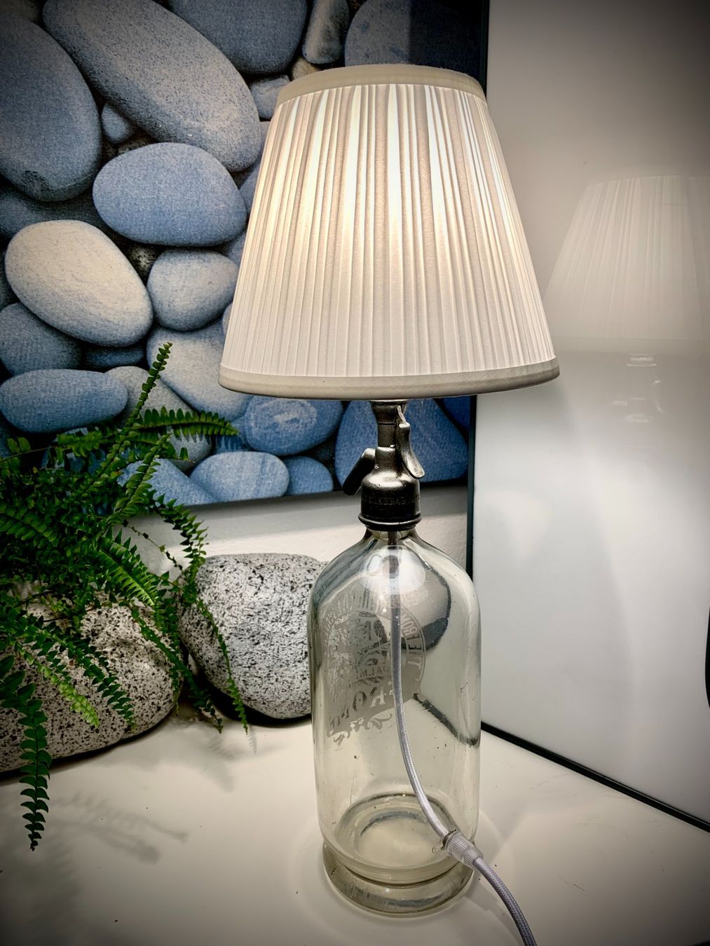 Lampade: Siphon-Flaschen -Lampe – Usato da Langnau am Albis venduto da vmff 3