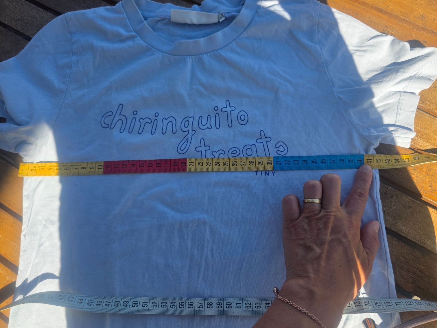 T-shirt: The tiny big sister Gr 34 neuwertig – Usato da Wichtrach venduto da Elenagonzi 3