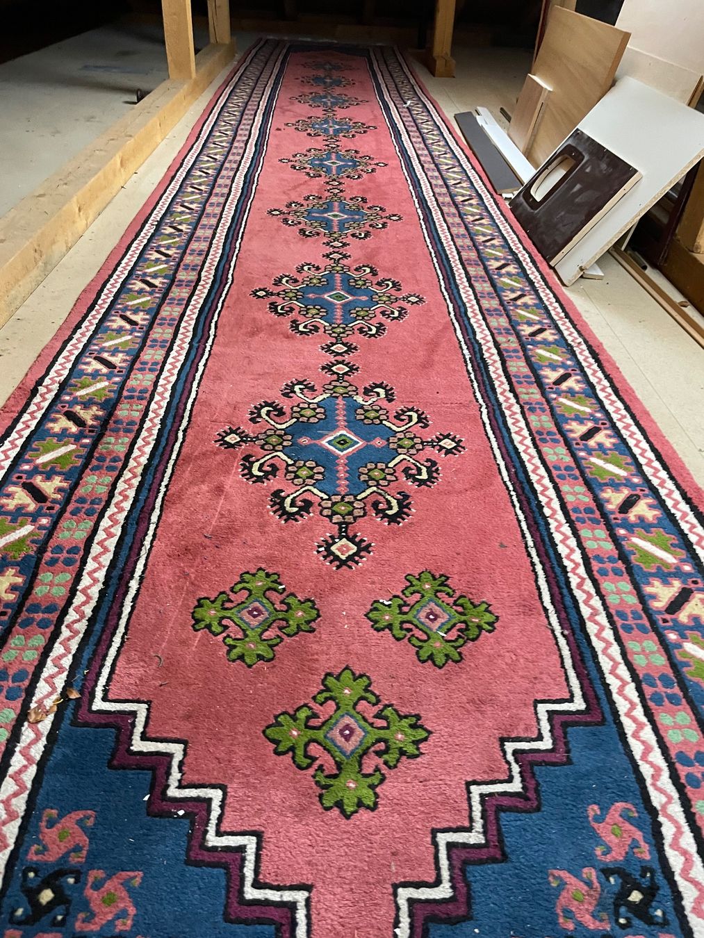 Orientteppich Tunesien – 8 Meter lang – mit Herkunftsetikett (Gebraucht ...