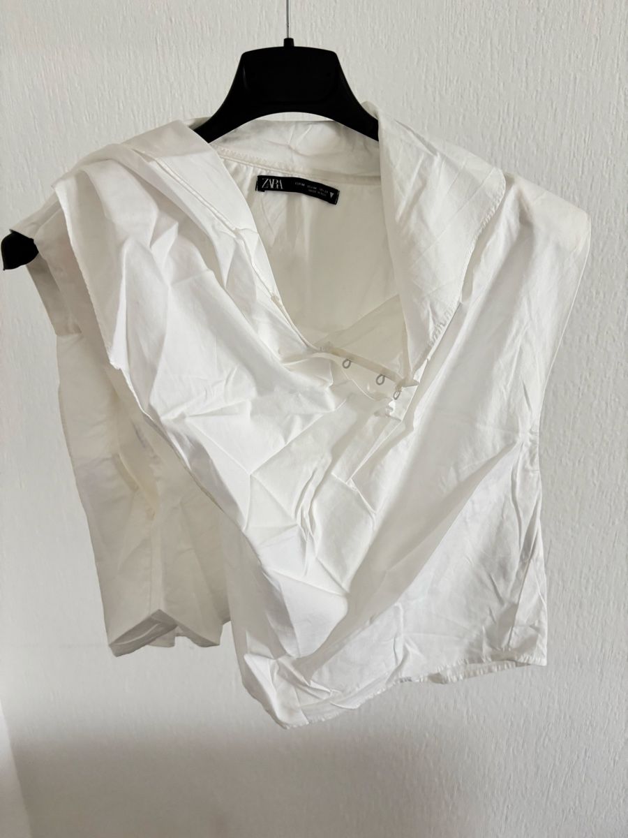 Zara Blusen: Camicia con fiocco e spalline Zara – Gebraucht aus Embrach von arg_wy2k