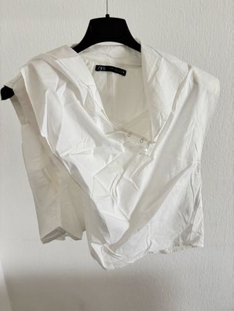 Camicia con fiocco e spalline Zara 