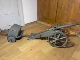 Antike Bosch Modellkanone mit Anhänger Sammlerstück