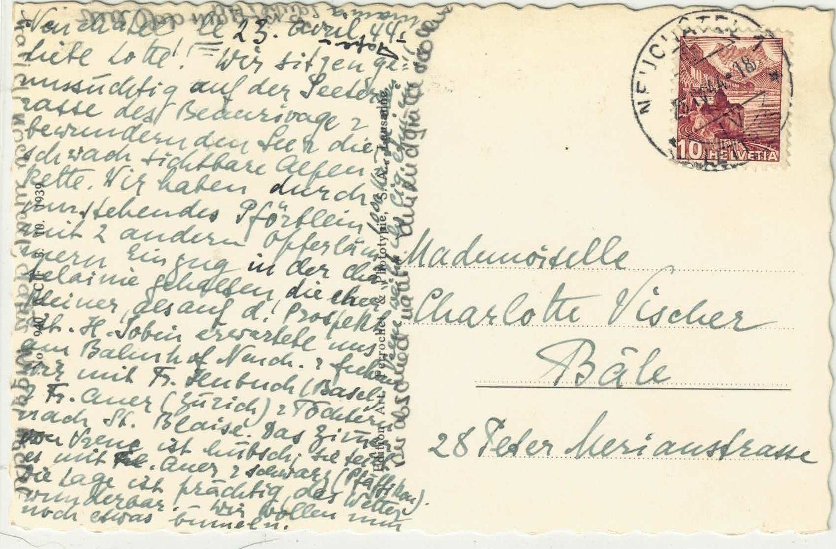 Ansichtskarten: St. Blaise - La Chatelainie – Gebraucht aus Ettingen von Kartenplanet 1