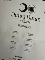Duran Duran Tickets, Moon and Stars Locarno Sonntag 12.7.26