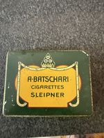 A. Batschari Zigaretten Dose Sleipner 100 Stück Vintage Meta