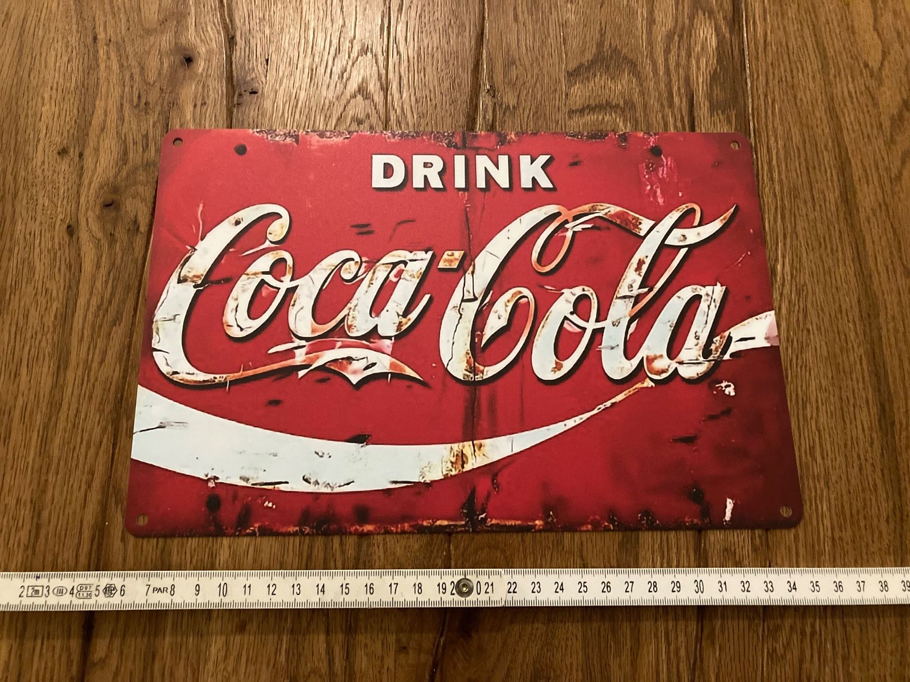Coca-Cola Schilder: Coca Cola / Schönes Blechschild 20 x 30 CM / neu – Neu und originalverpackt aus Bremgarten AG von Eurotiz 1