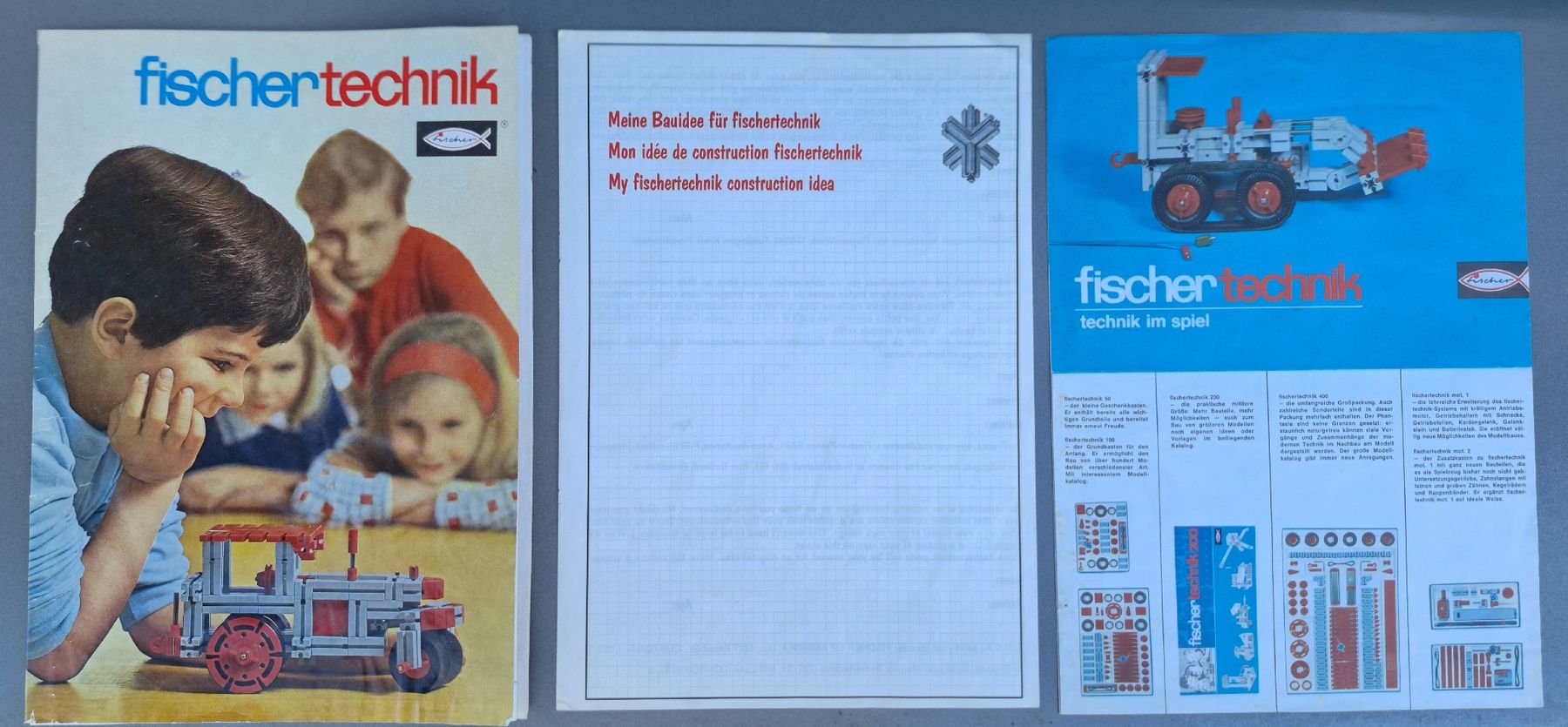 Fischer Kit di costruzioni: Fischertechnik 200 Konstruktionsbaukasten – Difettoso da Meikirch venduto da since78 2