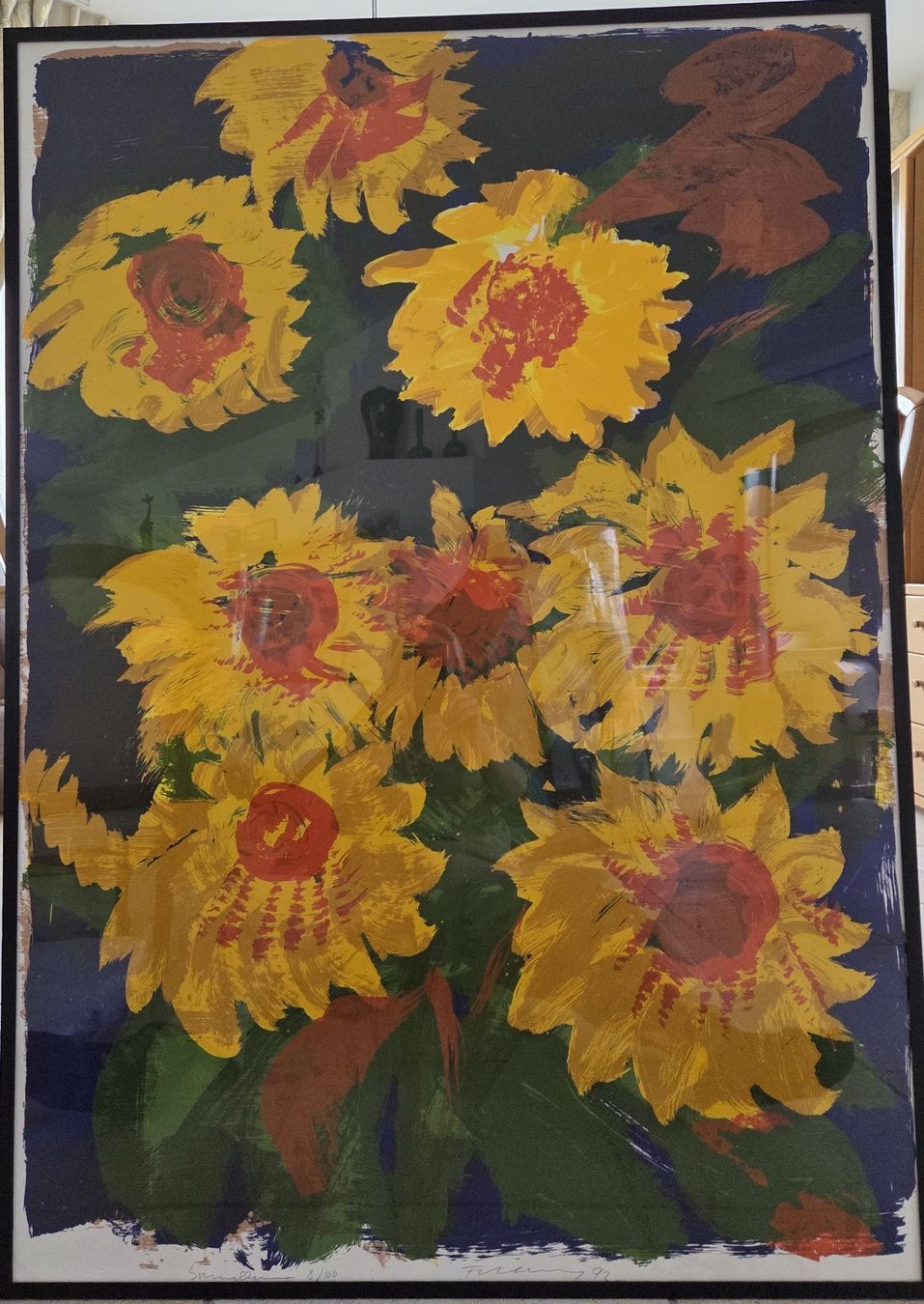 Grafica & Litografie: Sonnenblumen – Usato da Bonstetten venduto da Leinadits