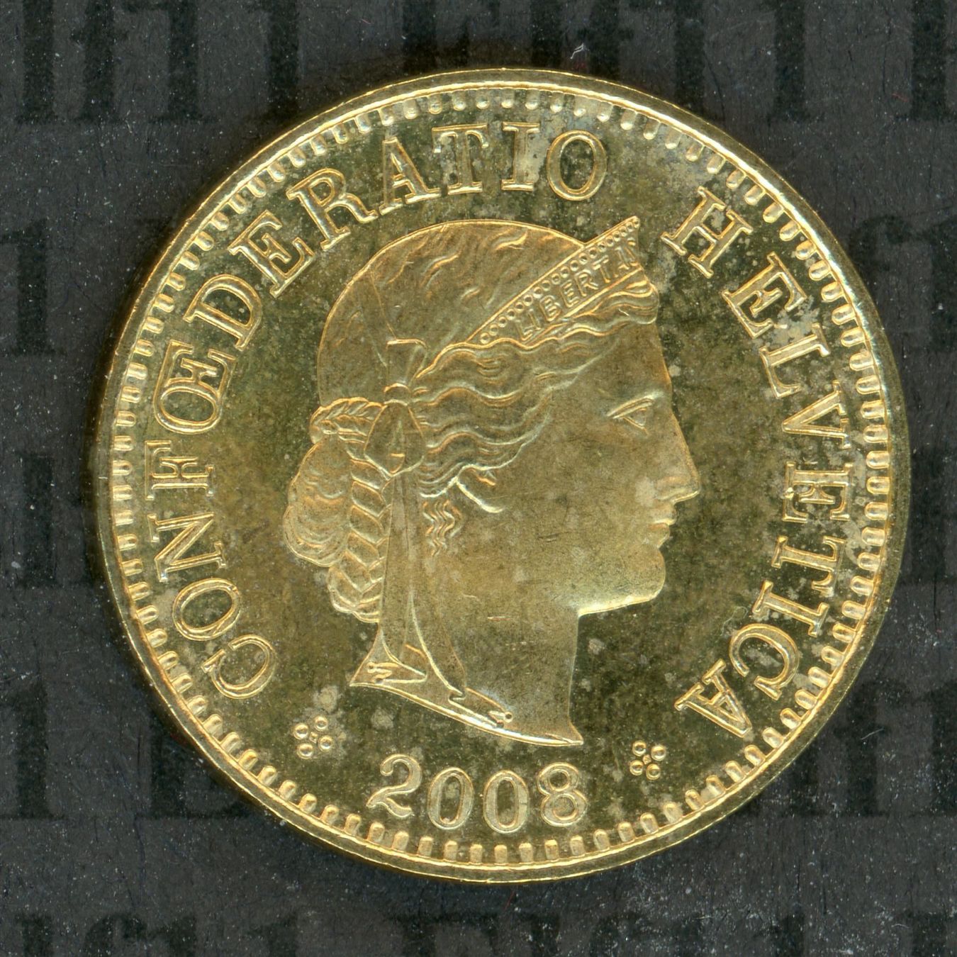 Tutti le monete: CHF___0.05 2008 -unz 5 Rappen – Usato da Widnau venduto da Elf11