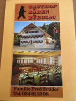 Rüegsau Emmental Gasthof Bären Faltkarte